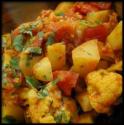 Bengali Style Aloo Gobi(aloo Phool Kopir Tarkari)